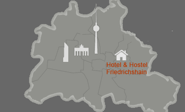 Lage Hotel Friedrichshain